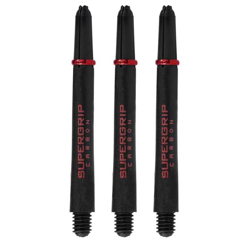 Harrows Supergrip Fusion Darts Schäfte 3er Set - 9 Bunte Schäfte Mit Slot-Lock Ring